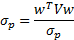 cvar portfolio stdev